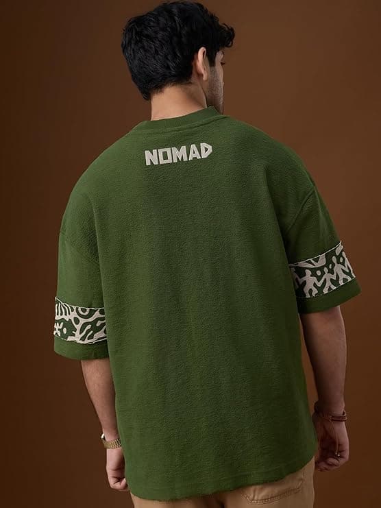Nomad Stone Carving Men Oversized Graphic T-Shirt alternate