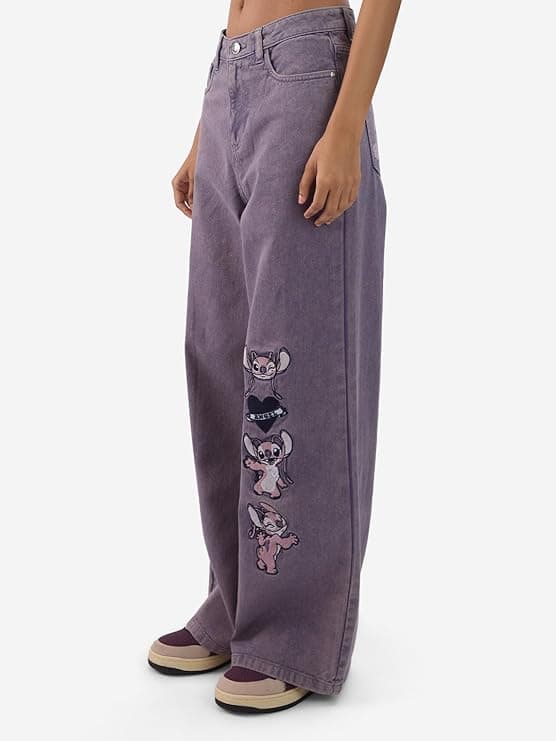 Lilo & Stitch Angel Wide Leg Jeans