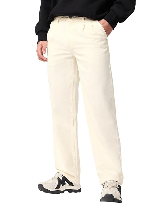 Polar Ice Pleated Denim Jeans