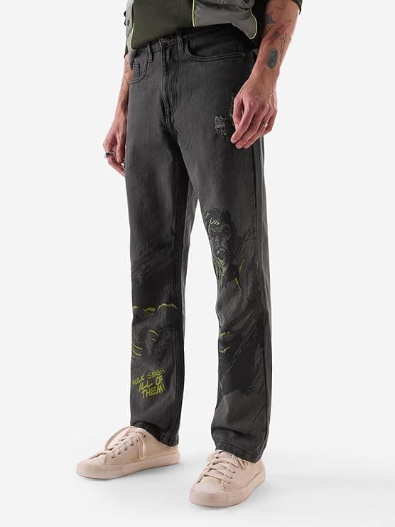  Hulk Smash Straight Fit Jeans