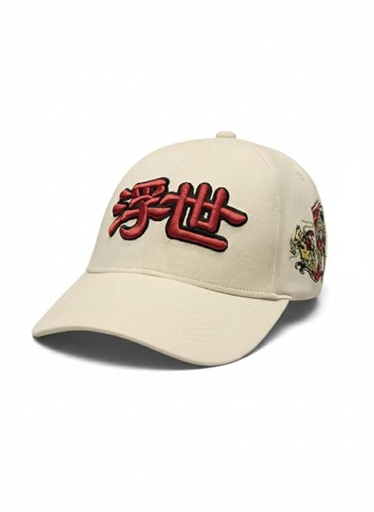 Ukiyo E Dragon Baseball Cap